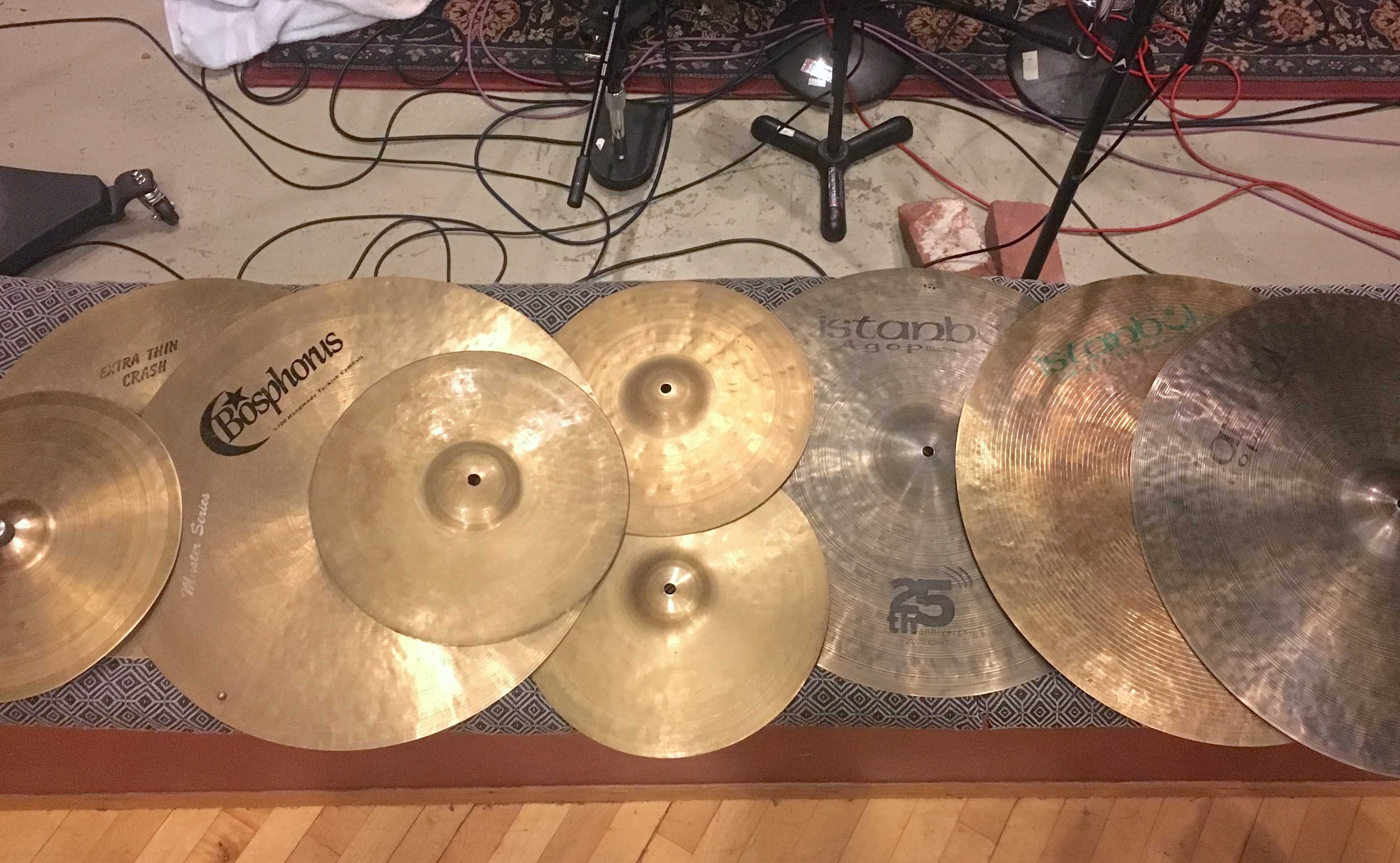 Cymbals for Whitney Lyman at London Bridge